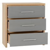 Wooden Chest Of 3 Drawers - Seville