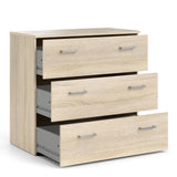 Wooden Chest Of 3 Drawers - Space