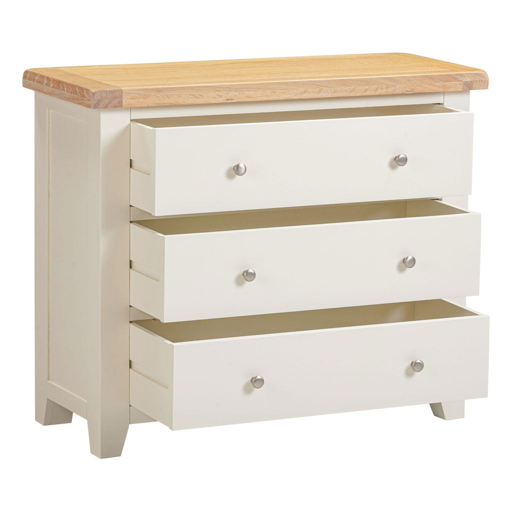 Wooden Chest Of 3 Drawers - Windsor