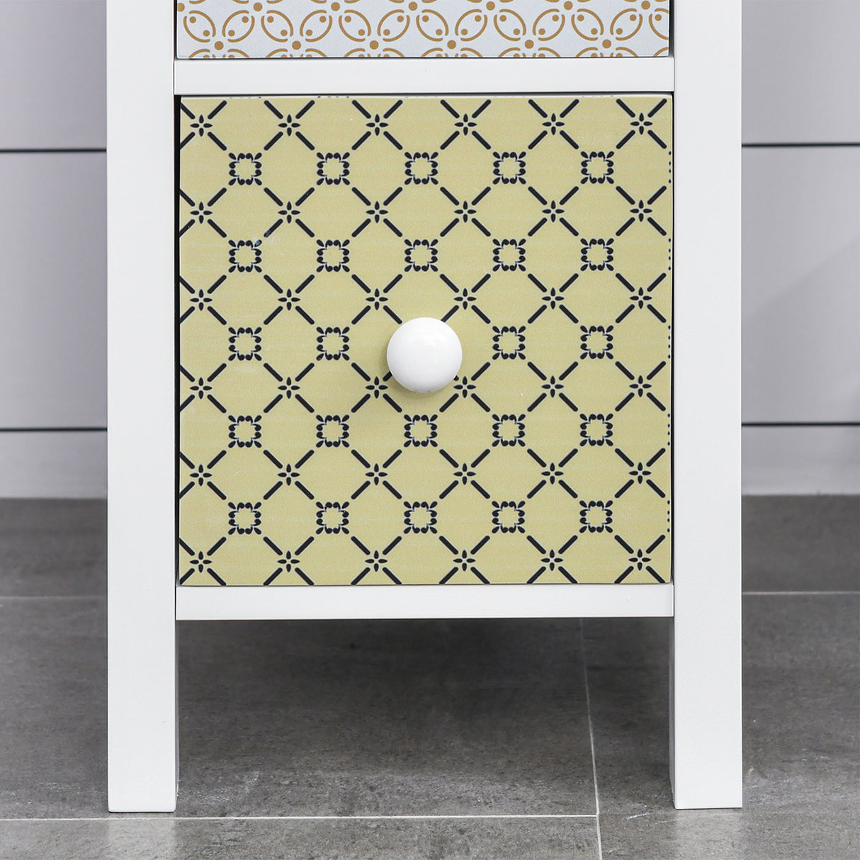 Wooden Chest Of 4 Drawers 25cm Wide - Velmora