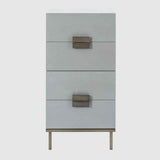 Wooden Chest Of 4 Drawers 50cm Wide Narrow - Lilly
