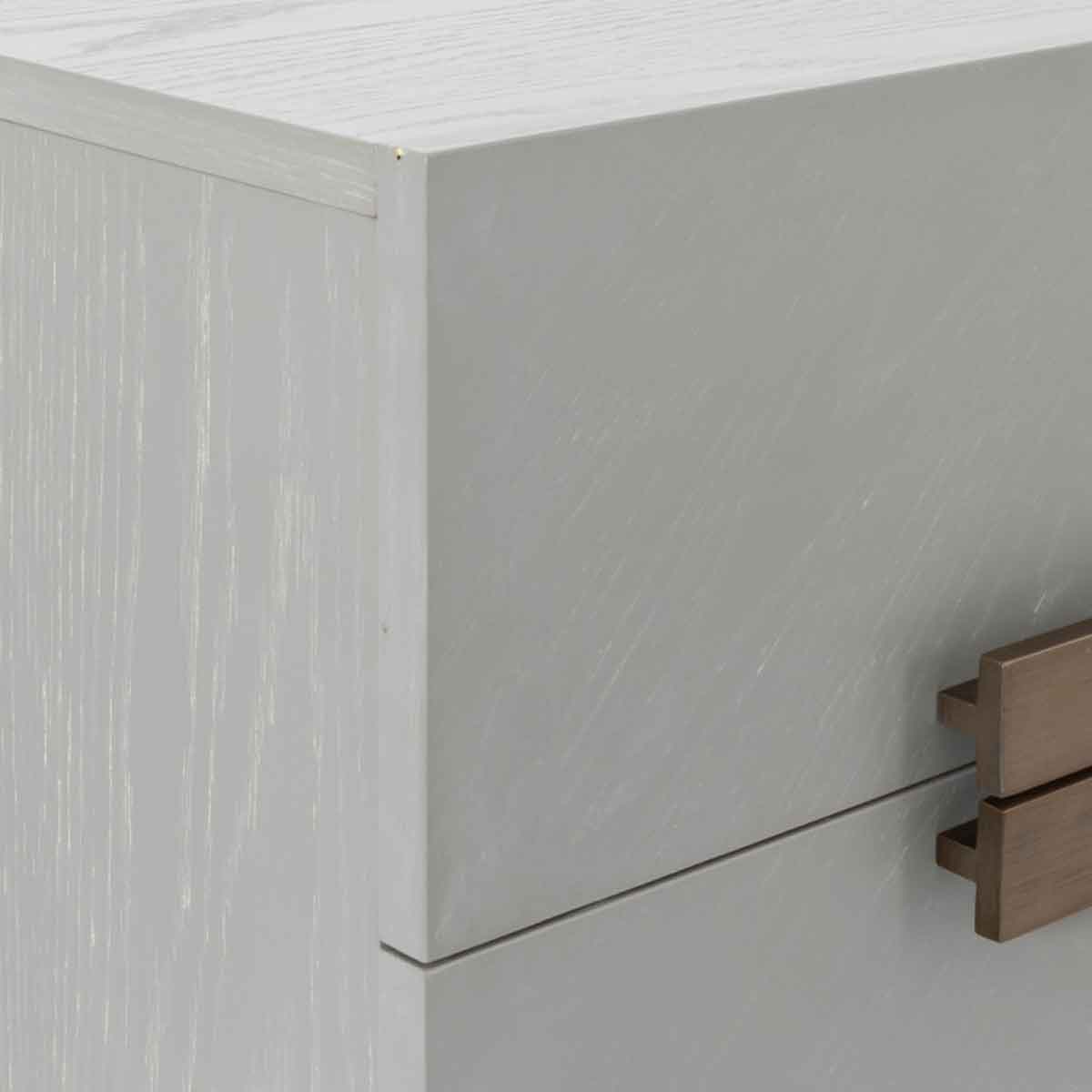 Wooden Chest Of 4 Drawers 50cm Wide Narrow - Lilly