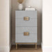 Wooden Chest Of 4 Drawers 50cm Wide Narrow - Lilly