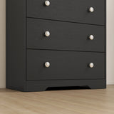 Wooden Chest Of 4 Drawers 60cm W x 37cm D - Velmora