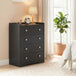 Wooden Chest Of 4 Drawers 60cm W x 37cm D - Velmora