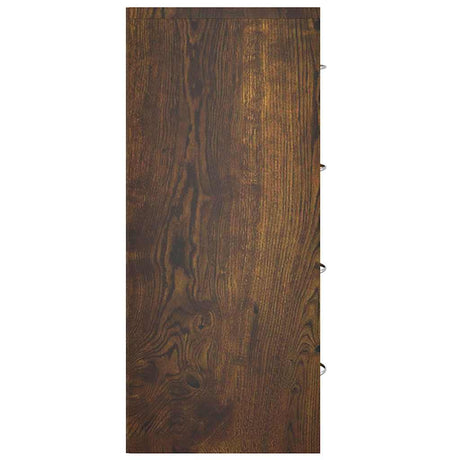 Wooden Chest Of 4 Drawers 60cm Wide With Handle - Vantage Home