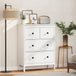Wooden Chest Of 4 Drawers 74cm Wide - Velmora