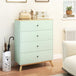 Wooden Chest Of 4 Drawers 77cm Wide - Velmora