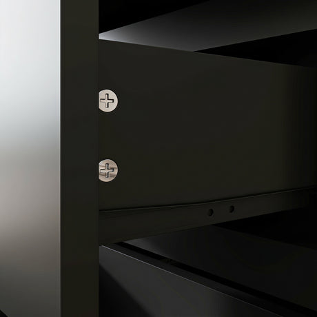 Wooden Chest Of 4 Drawers 80cm H x 55cm W x 34cm D - Velmora