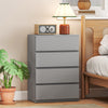 Wooden Chest Of 4 Drawers 80cm H x 55cm W x 34cm D - Velmora