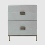 Wooden Chest Of 4 Drawers 80cm Wide - Lilly
