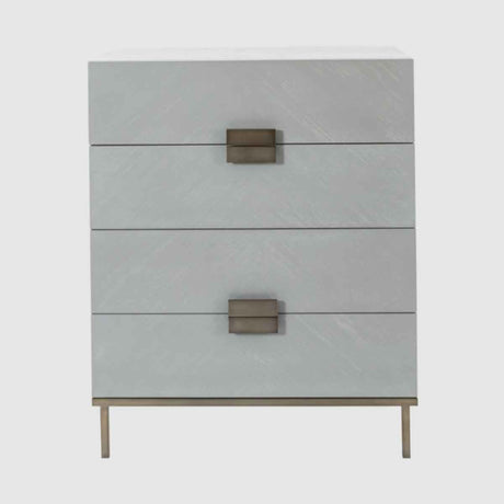 Wooden Chest Of 4 Drawers 80cm Wide - Lilly