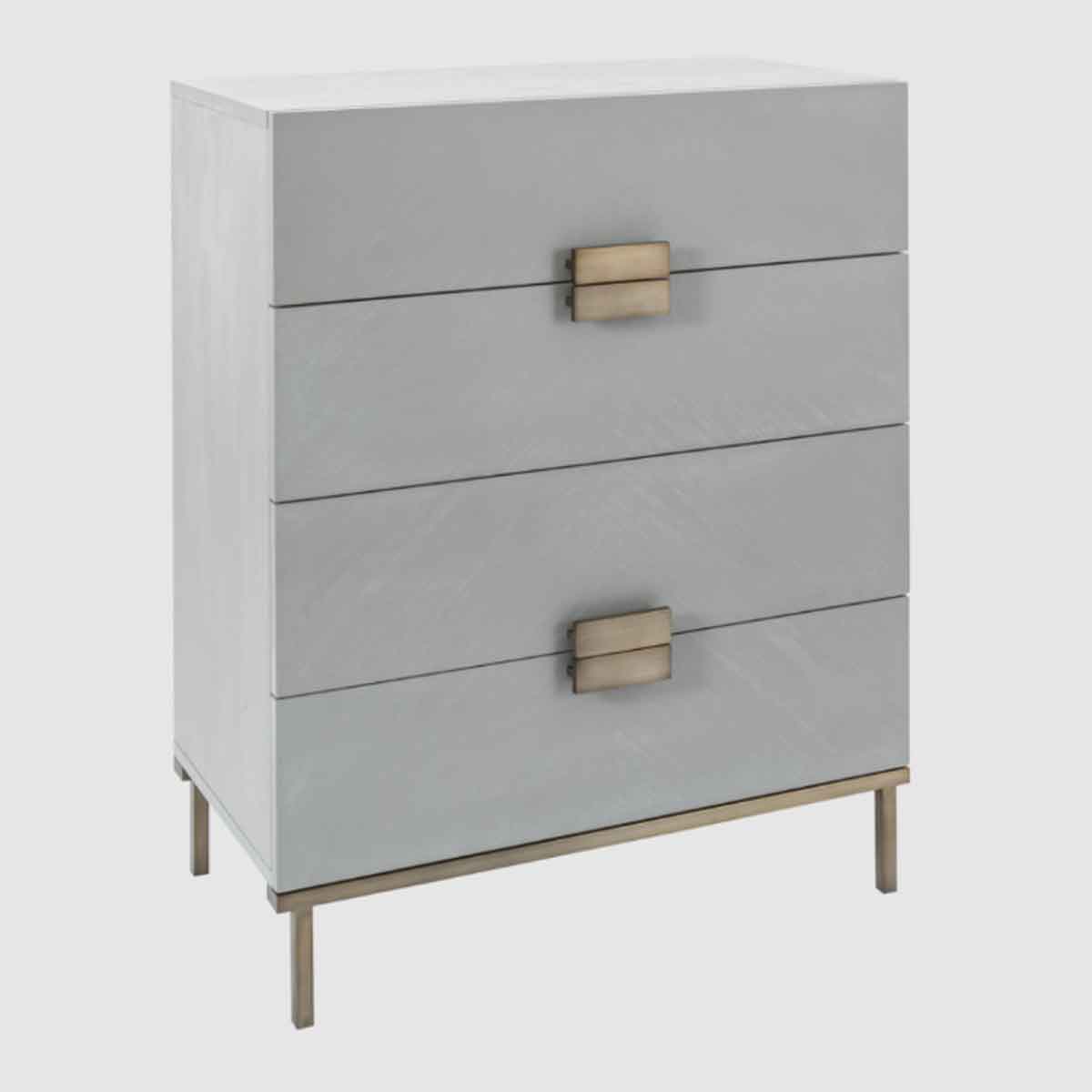 Wooden Chest Of 4 Drawers 80cm Wide - Lilly