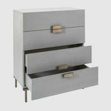 Wooden Chest Of 4 Drawers 80cm Wide - Lilly