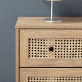 Wooden Chest Of 4 Drawers 80cm Wide - Velmora