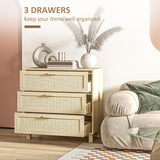 Wooden Chest Of 4 Drawers 80cm Wide With Two Bedside Cabinet 40cm Wide - Velmora