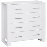 Wooden Chest Of 4 Drawers 90cm Wide - Velmora