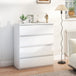 Wooden Chest Of 4 Drawers 95cm H x 80cm W- Velmora