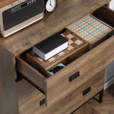 Wooden Chest Of 4 Drawers 95cm H x 80cm W x 34cm D - Velmora
