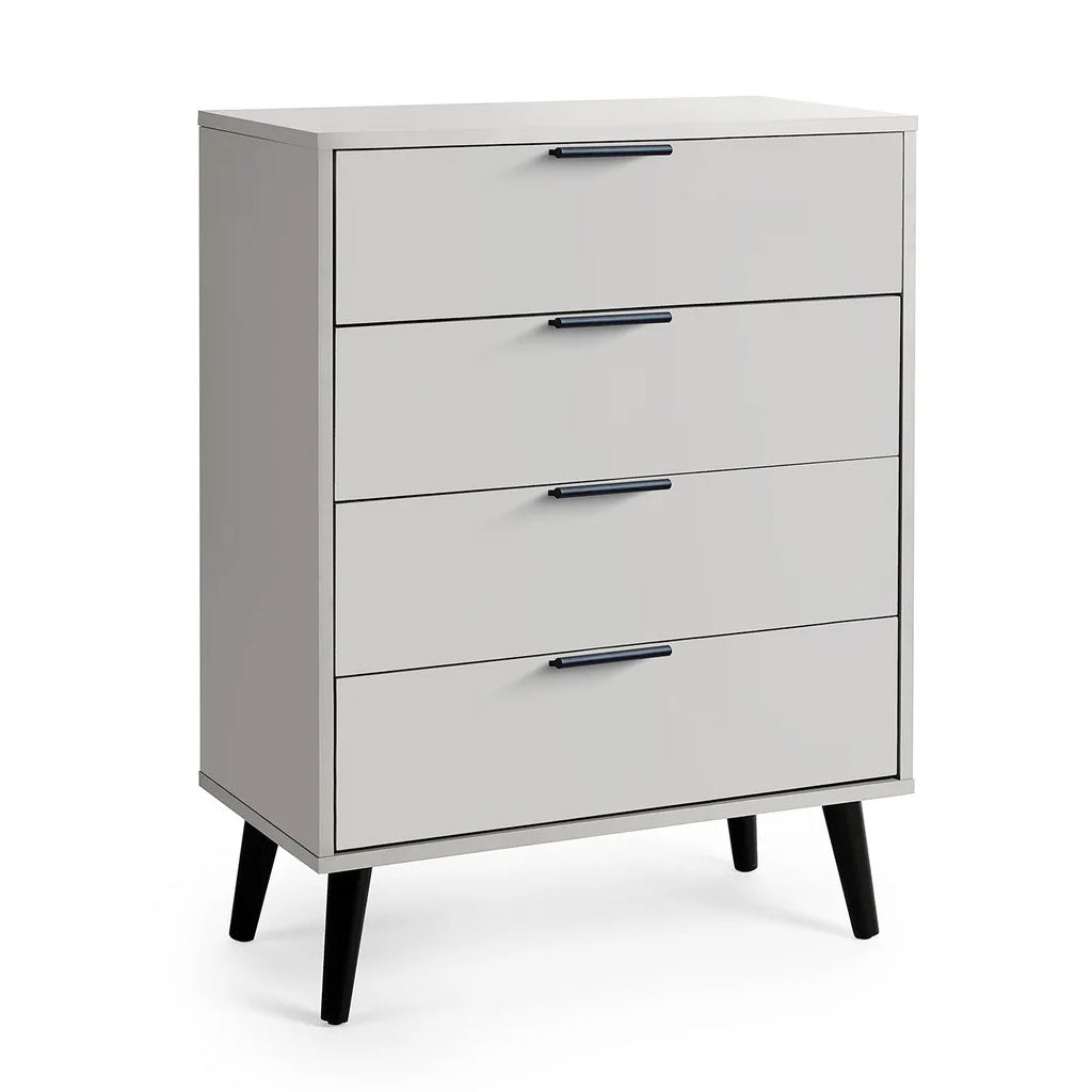 Wooden Chest Of 4 Drawers - Alba