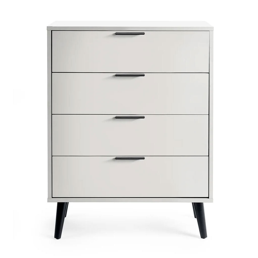 Wooden Chest Of 4 Drawers - Alba