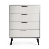 Wooden Chest Of 4 Drawers - Alba