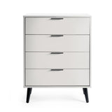 Wooden Chest Of 4 Drawers - Alba