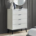 Wooden Chest Of 4 Drawers - Alba