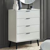 Wooden Chest Of 4 Drawers - Alba