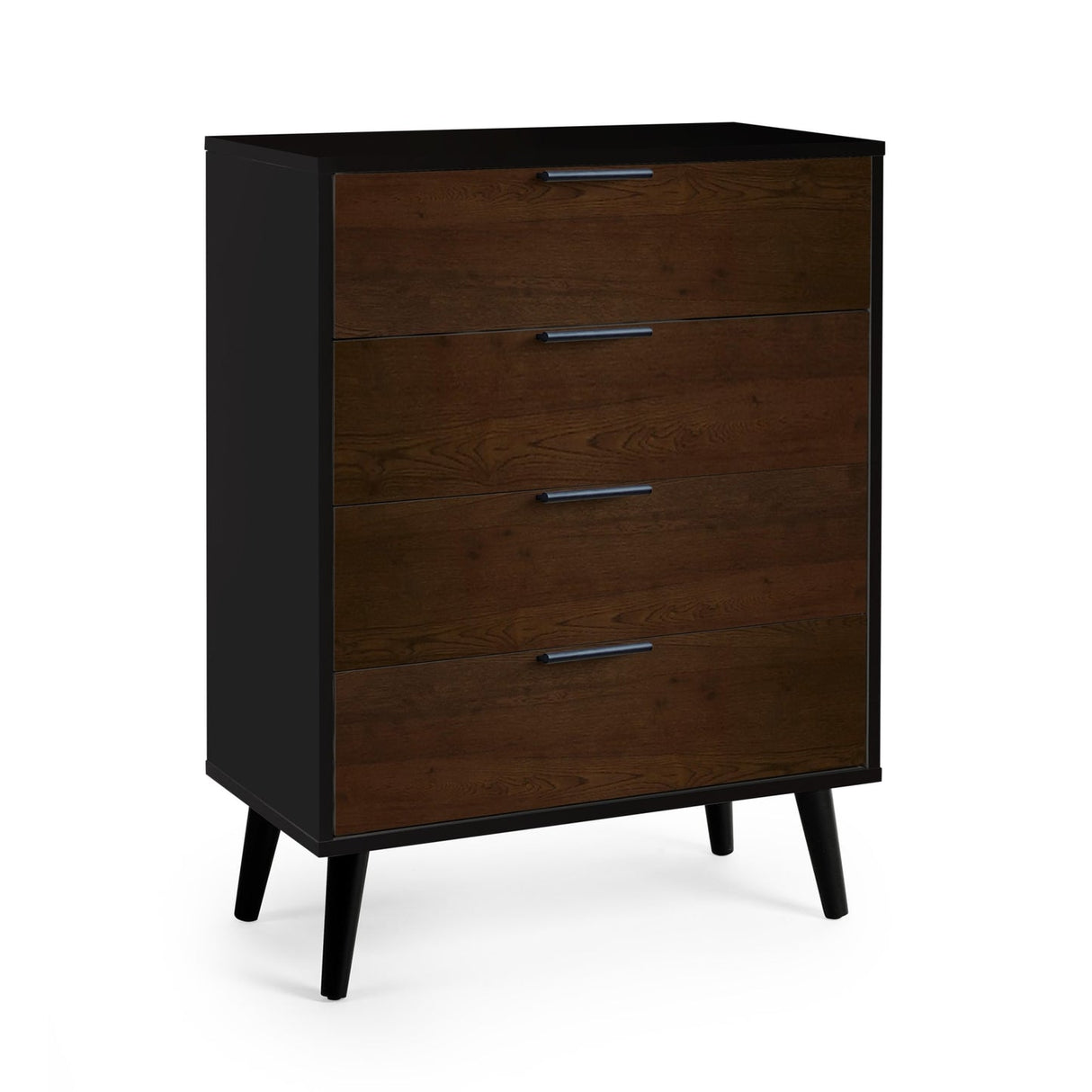 Wooden Chest Of 4 Drawers - Alba