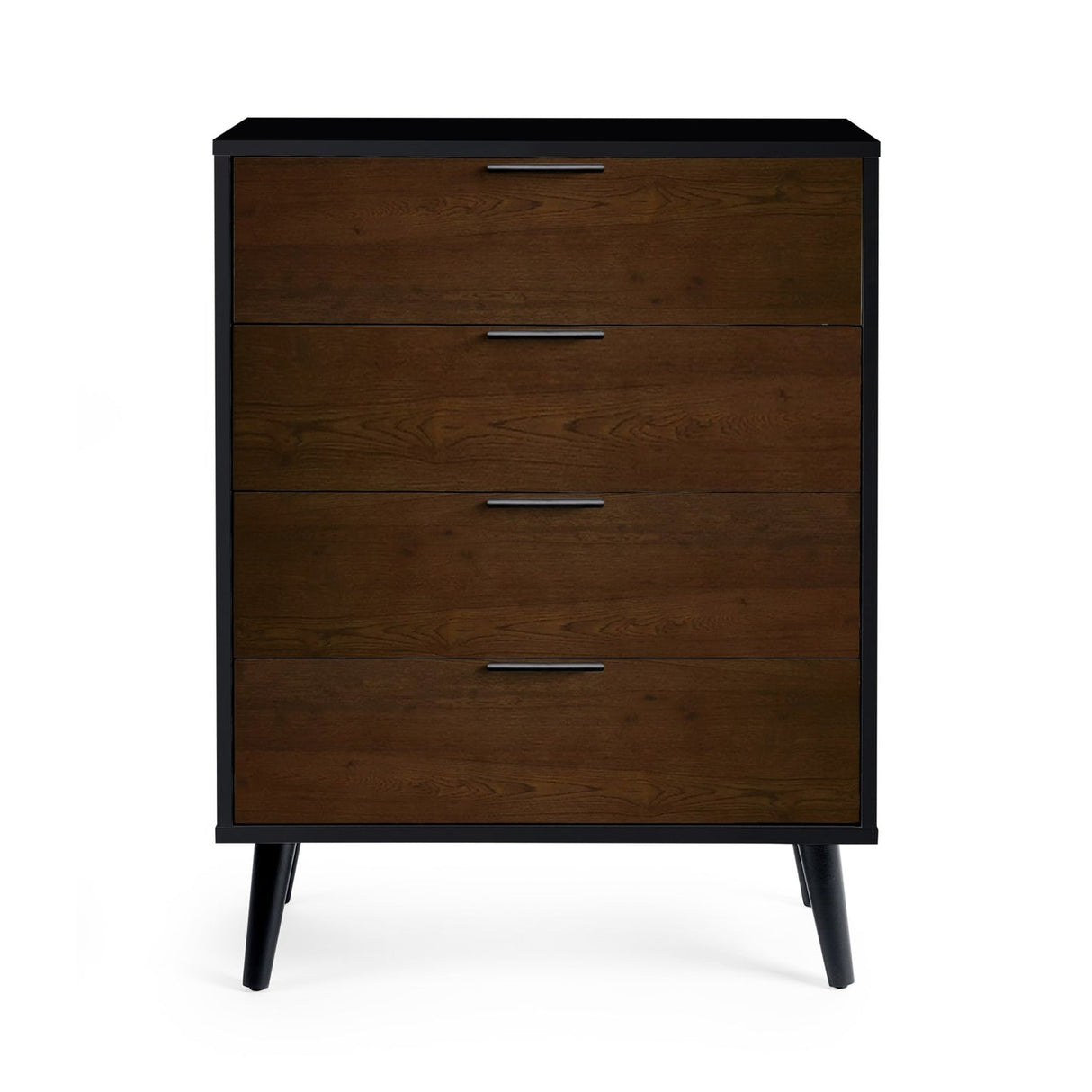 Wooden Chest Of 4 Drawers - Alba