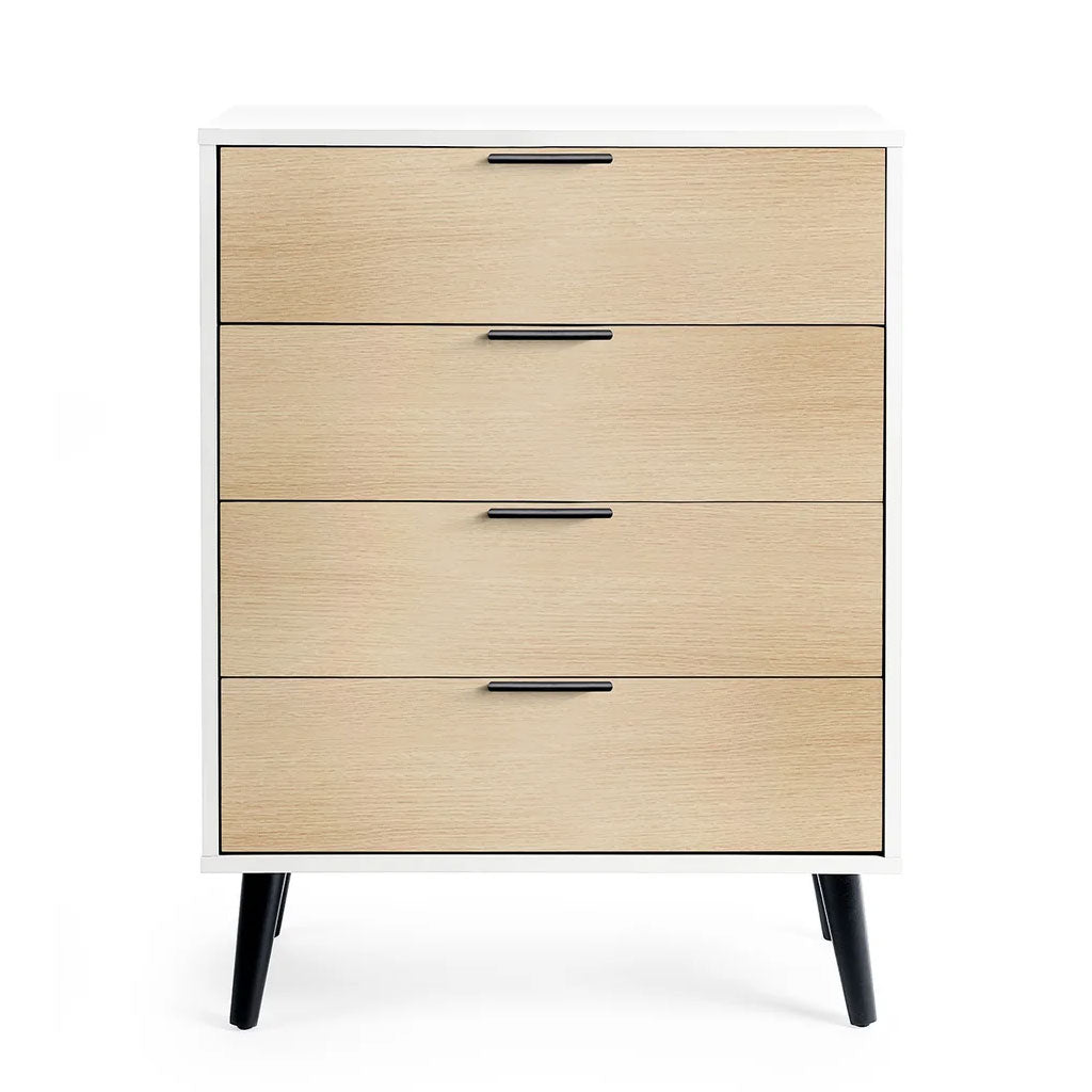 Wooden Chest Of 4 Drawers - Alba