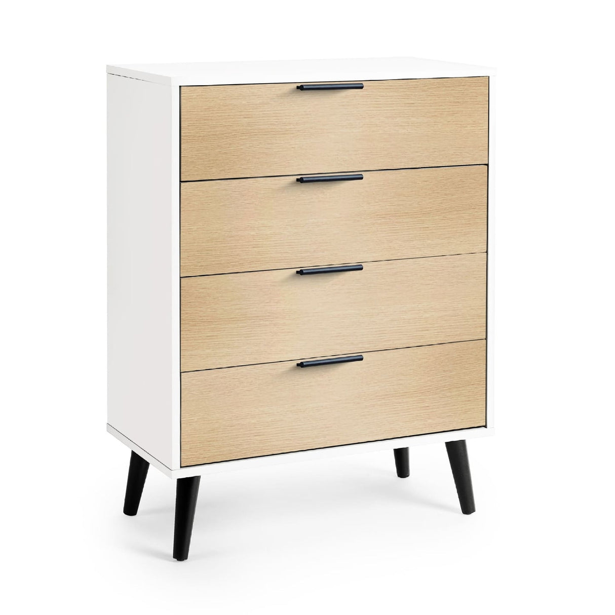 Wooden Chest Of 4 Drawers - Alba