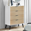 Wooden Chest Of 4 Drawers - Alba