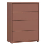 Wooden Chest Of 4 Drawers - Alice Springs