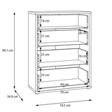 Wooden Chest Of 4 Drawers - Alice Springs