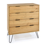 Wooden Chest Of 4 Drawers - Augusta