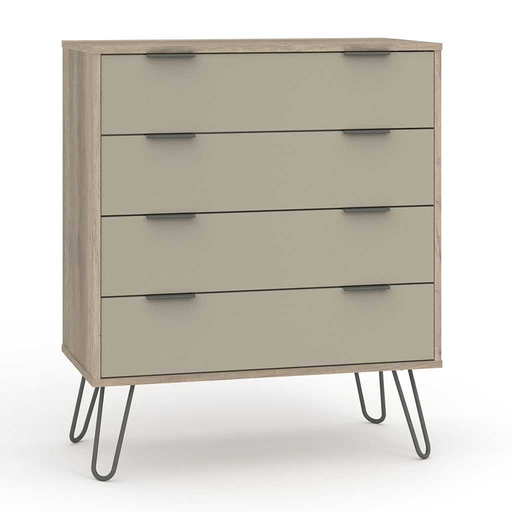 Wooden Chest Of 4 Drawers - Augusta
