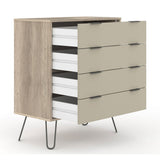 Wooden Chest Of 4 Drawers - Augusta