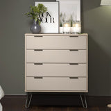 Wooden Chest Of 4 Drawers - Augusta