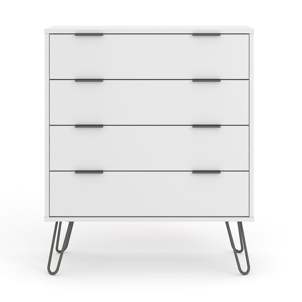 Wooden Chest Of 4 Drawers - Augusta