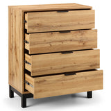 Wooden Chest Of 4 Drawers - Bali