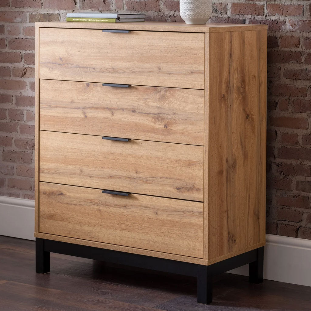 Wooden Chest Of 4 Drawers - Bali