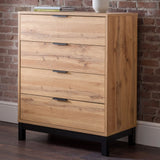 Wooden Chest Of 4 Drawers - Bali