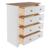 Wooden Chest Of 4 Drawers - Capri