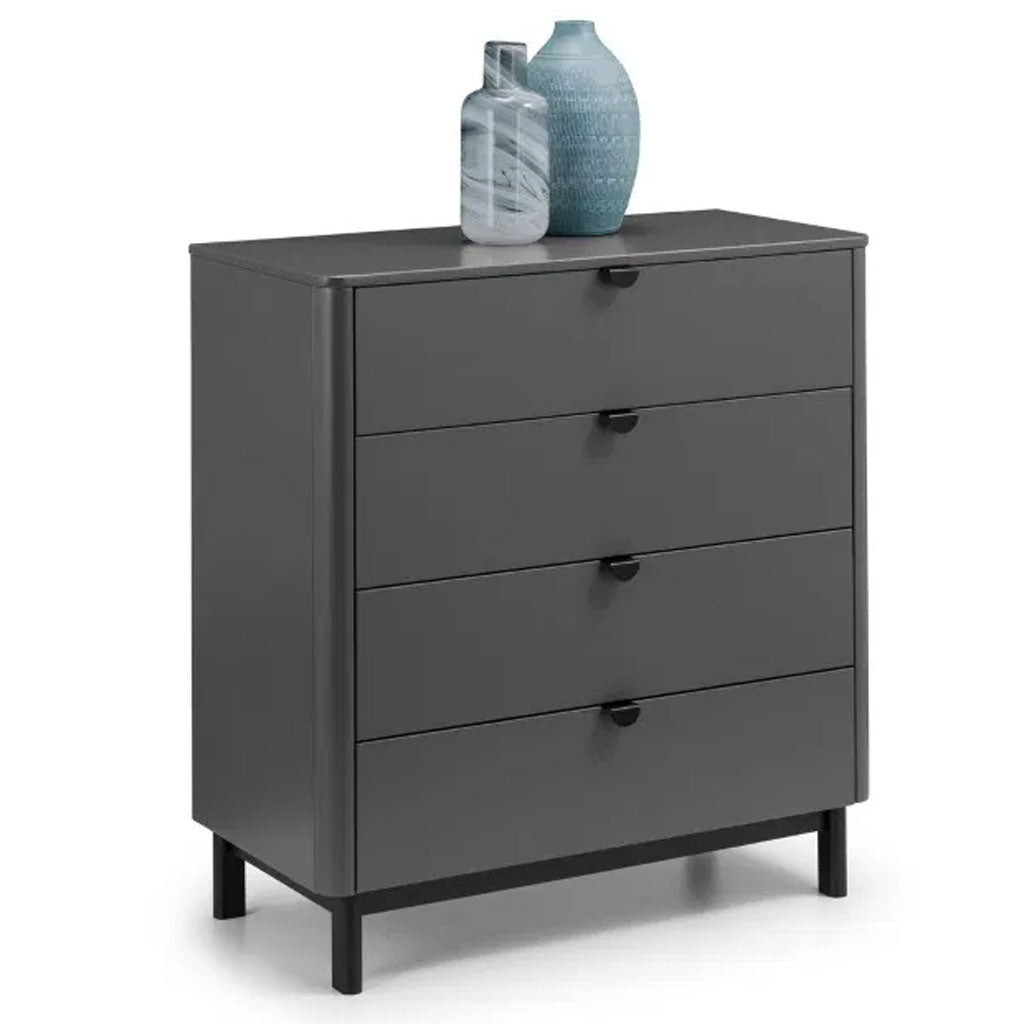Wooden Chest Of 4 Drawers - Chloe