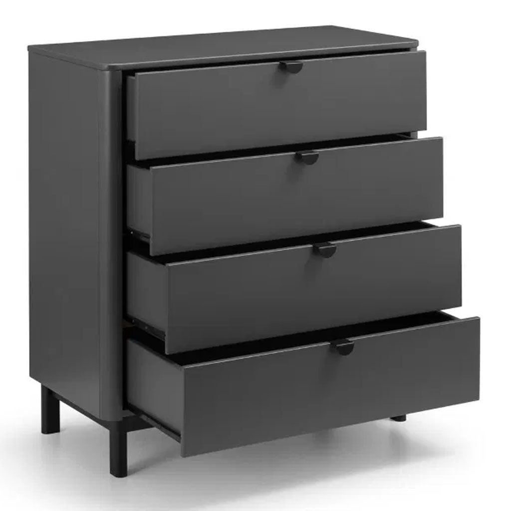 Wooden Chest Of 4 Drawers - Chloe
