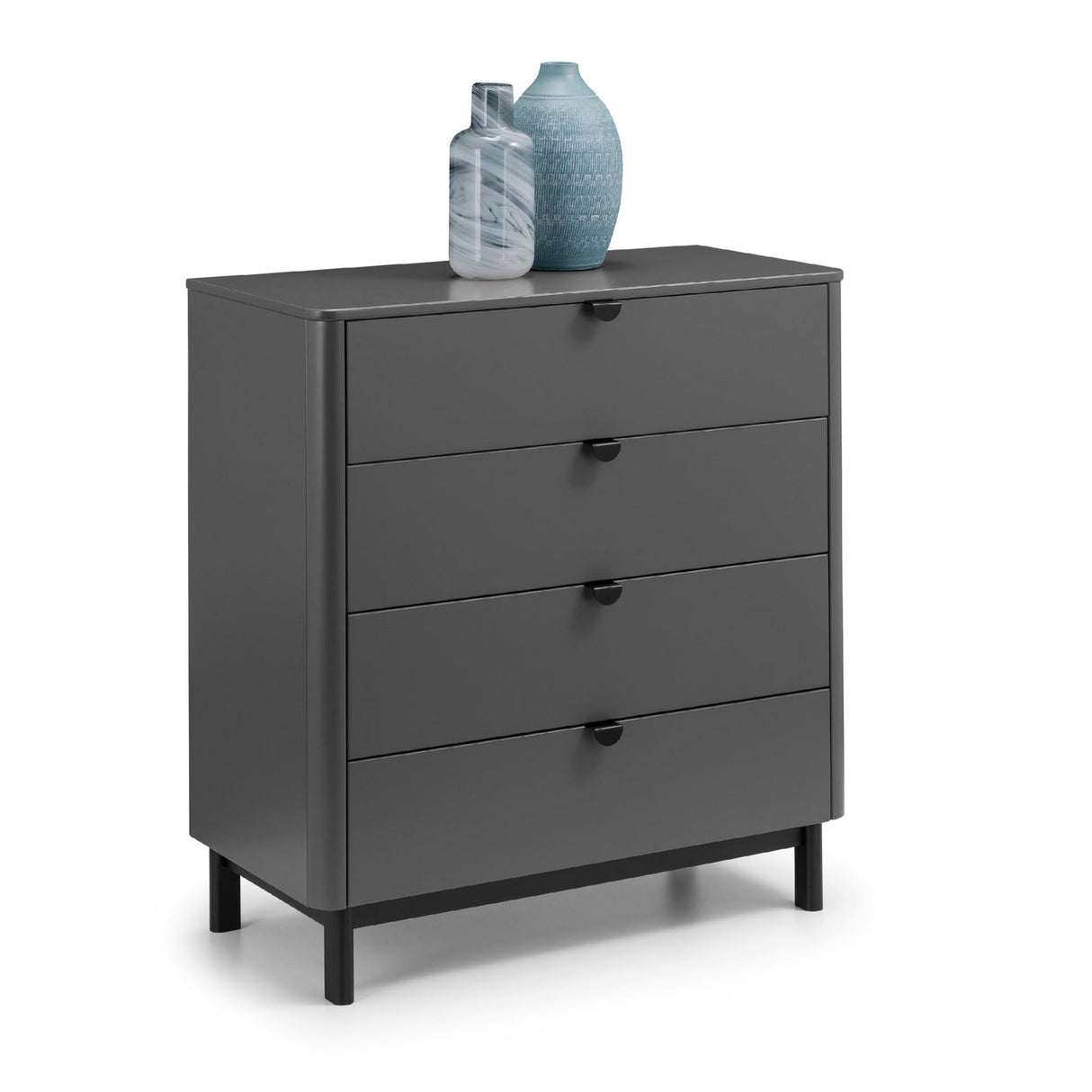 Wooden Chest Of 4 Drawers - Chloe