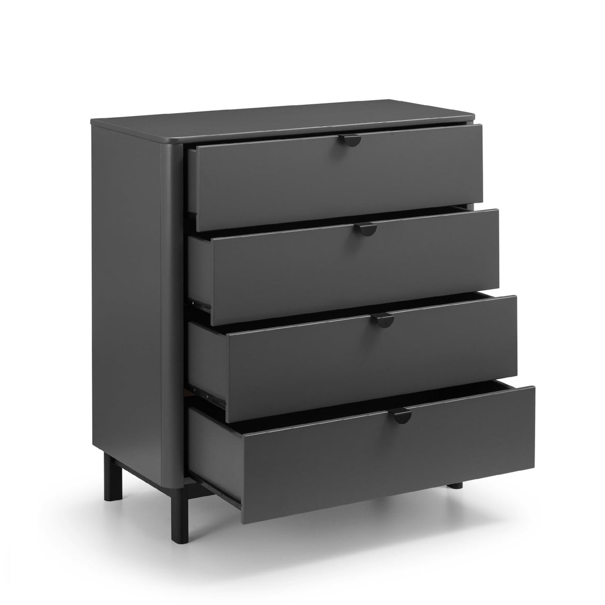 Wooden Chest Of 4 Drawers - Chloe