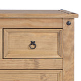 Wooden Chest Of 4 Drawers 91cm Wide - Corona